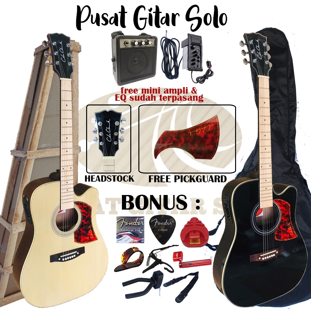 Gitar Akustik Elektrik Cole Clark Bergaransi