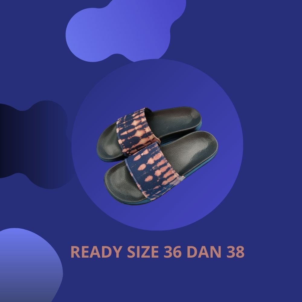 SANDAL SLOP PRIA TIE DYE / SANDAL SLIDE COWOK TIE DYE / SENDAL SANTAI CASUAL / SANDAL RUMAH ORIGINAL