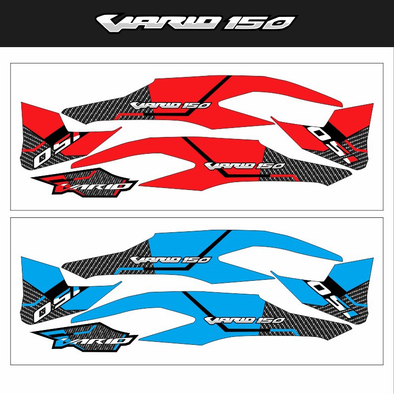 Striping Stiker variasi Motor Honda  VARIO NEW 125/150 - MALAYSIA series