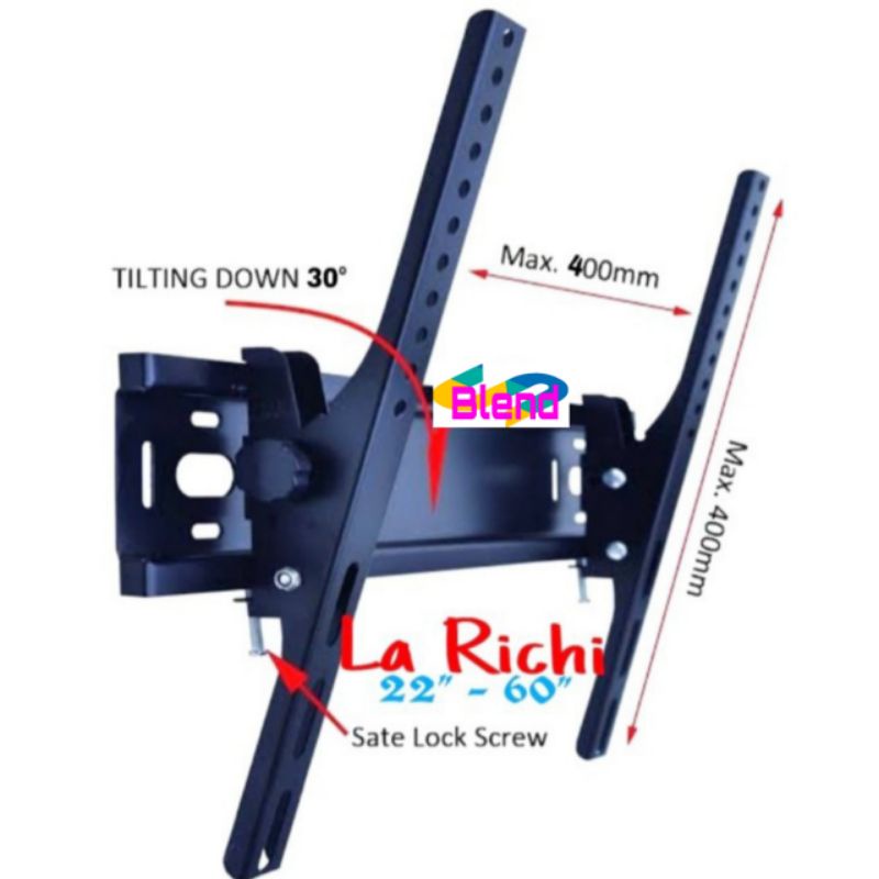 BRACKET TV 32 - 60 in/inch - LED/LCD - Breket/Braket 24-40-55 Dinding