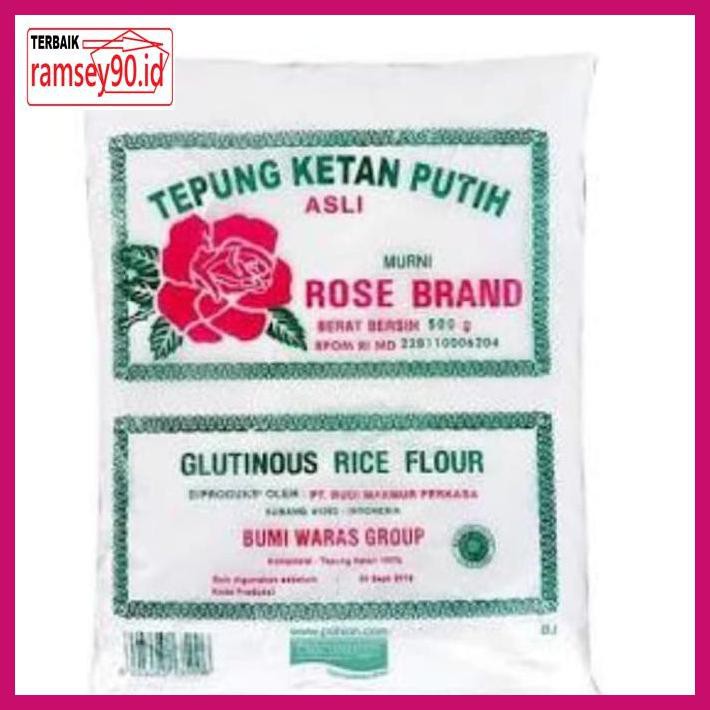 

Rytdhy- Tepung Ketan Putih Rose Brand 500 Gram 7Utu7T-
