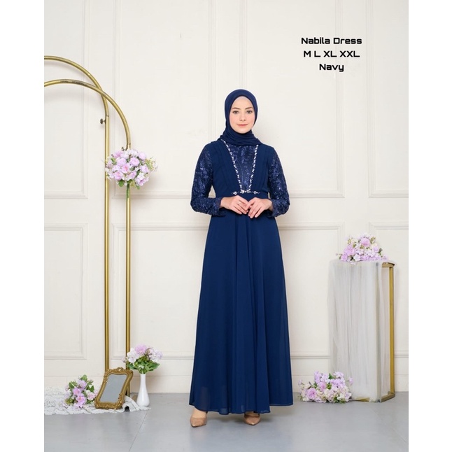 NABILA DRESS/KEBAYA/KEBAYA KONDANGAN/KEBAYA PESTA/KEBAYA MEWAH/KEBAYA LEBARAN/KEBAYA KONDANGAN