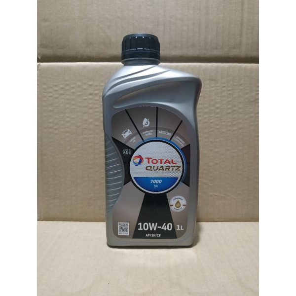 Oli Total Quartz 7000 10W-40 10W40 Liter Pasti Ori