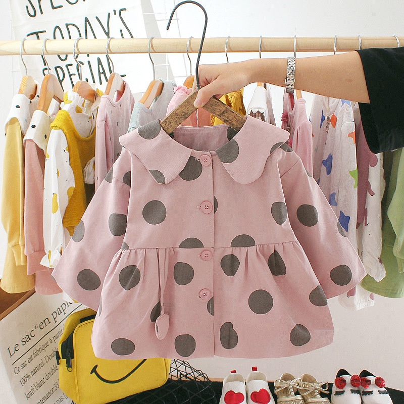 0-3TAHUN DRESS ANAK PEREMPUAN / DRESS BAYI PEREMPUAN / DRESS BABY GIRL IMPORT /DRESS PESTA ANAK BAYI-DRESSDOT KANCINGPINK