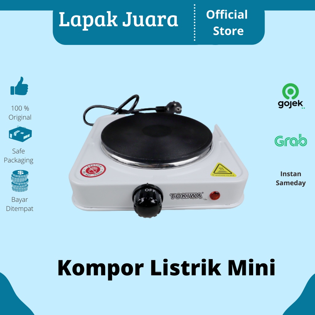 Kompor Listrik | Kompor Listrik Mini | TOKIWA Kompor Listrik Mini Hot Plate Electric Cooking 1000W