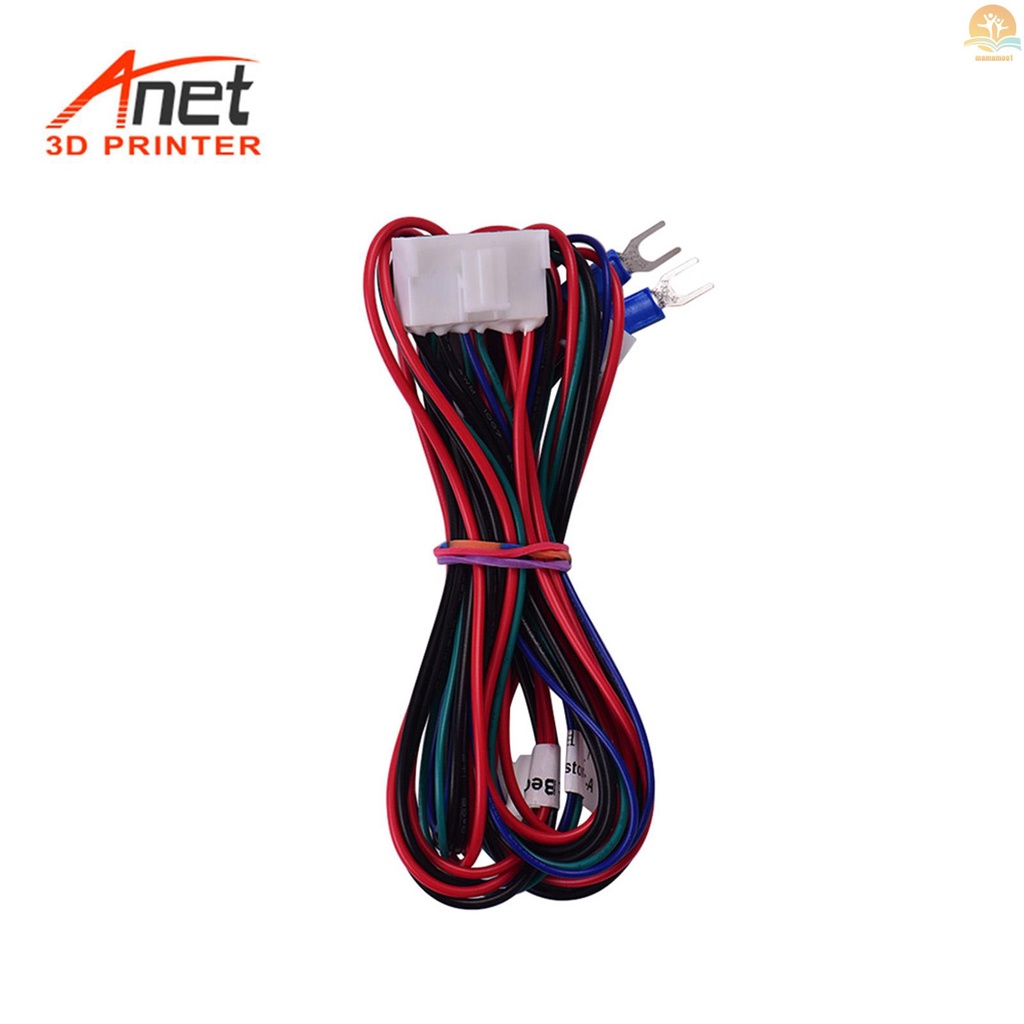 Anet Hotbed Wire(20AWG) Heatbed Heated Bed Wire Line Cable for Anet A8 Plus E16 3D Printer Upgrade Suppliers Accessories Length 90cm / 35.4inch