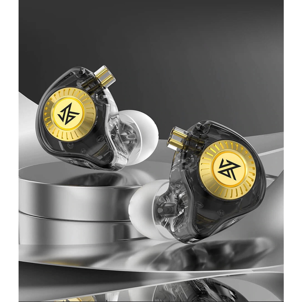 Knowledge Zenith KZ EDX ULTRA In Ear Basshead HIFI Dynamic Earphone Headset ORIGINAL-Hitam