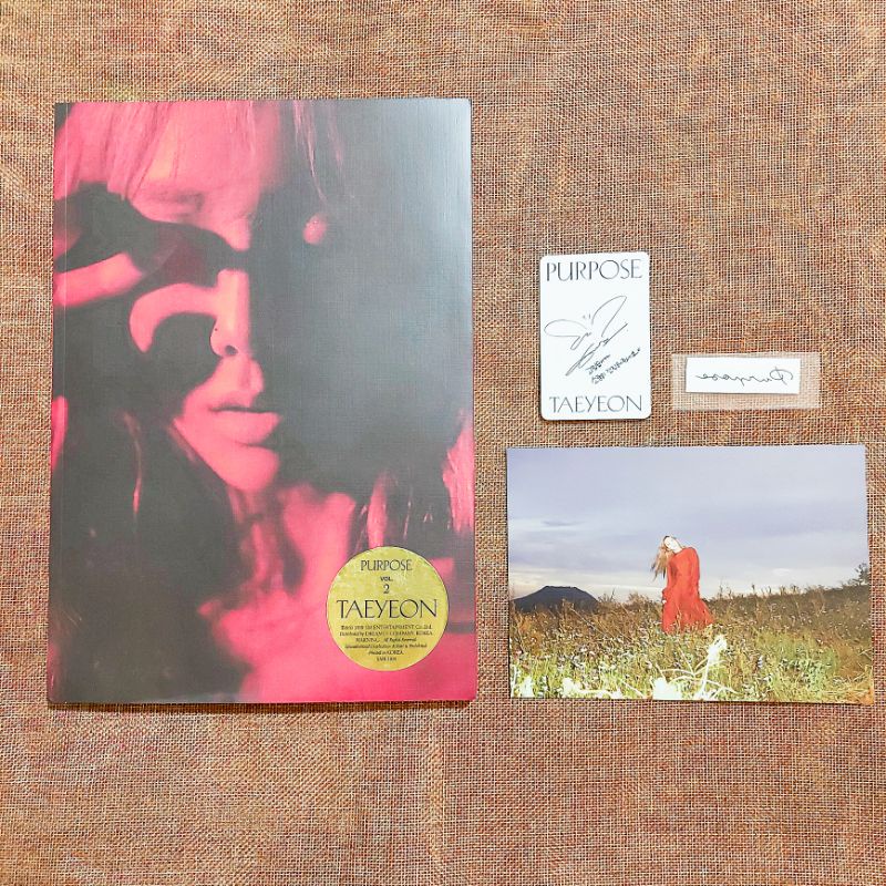 SNSD / GIRLS GENERATION TAEYEON ALBUM PURPOSE DELUXE EDITION