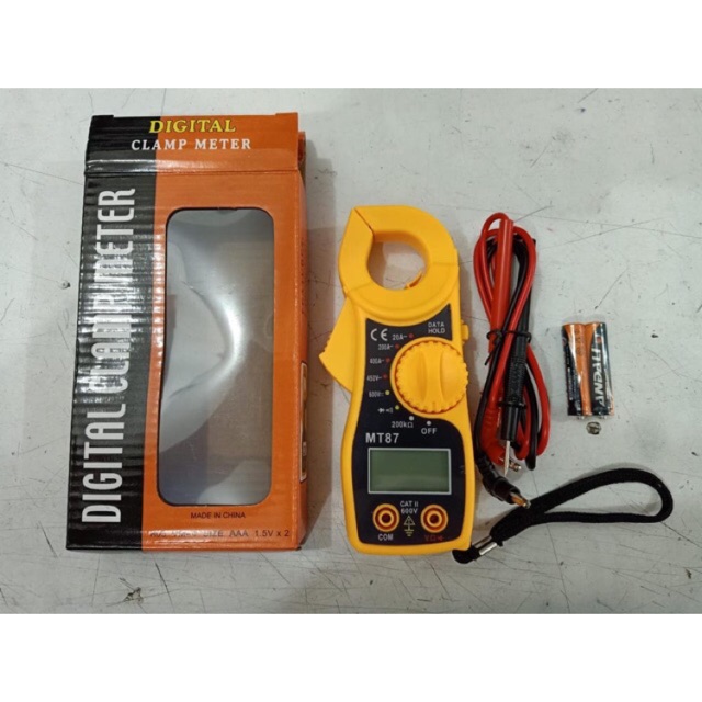 Tang Amper Mini Digital Clamp Meter MT87