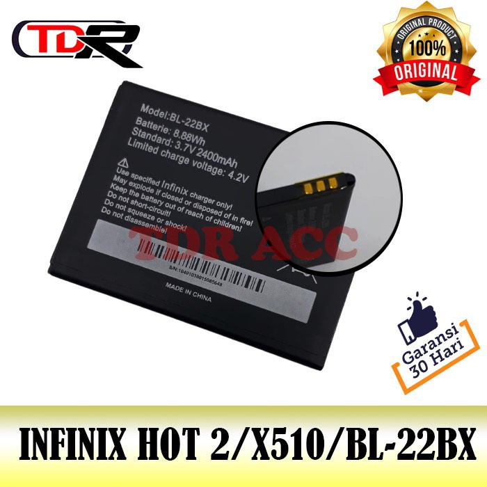 BATRE - BATRAI - BATERAI INFINIX HOT 2 /X510/BL-22BX