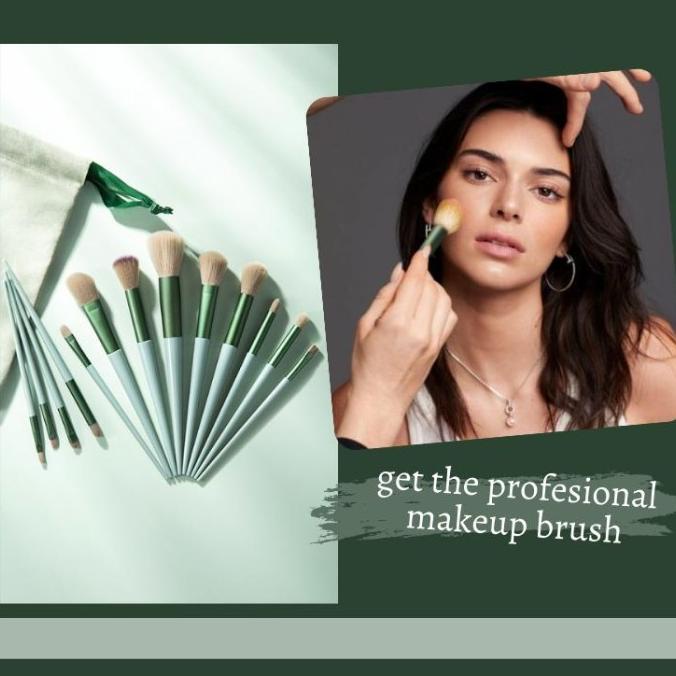 FEALI 13 Pcs Brush Make Up Profesional Brush Make Up Set Kuas Make Up