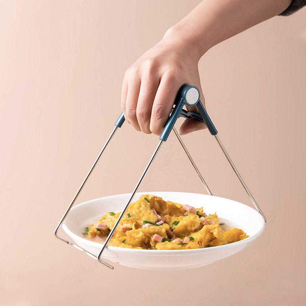 Populer Klip Anti Panas Alat Dapur Panci Non-slip Dish Bowl Clamp
