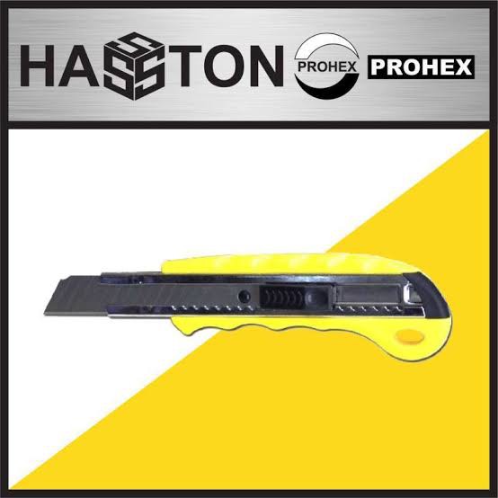 

HASSTON PROHEX Cutter Handle Plastik Warna Kuning 18mm (0820-101)