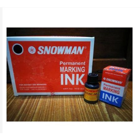 [TOSERBA_EMAK] - REFILL/ ISI TINTA PERMANENT MARKING SNOWMAN