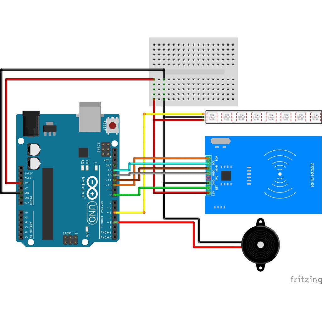 RFID Reader Writer module RC522 Arduino Compatible