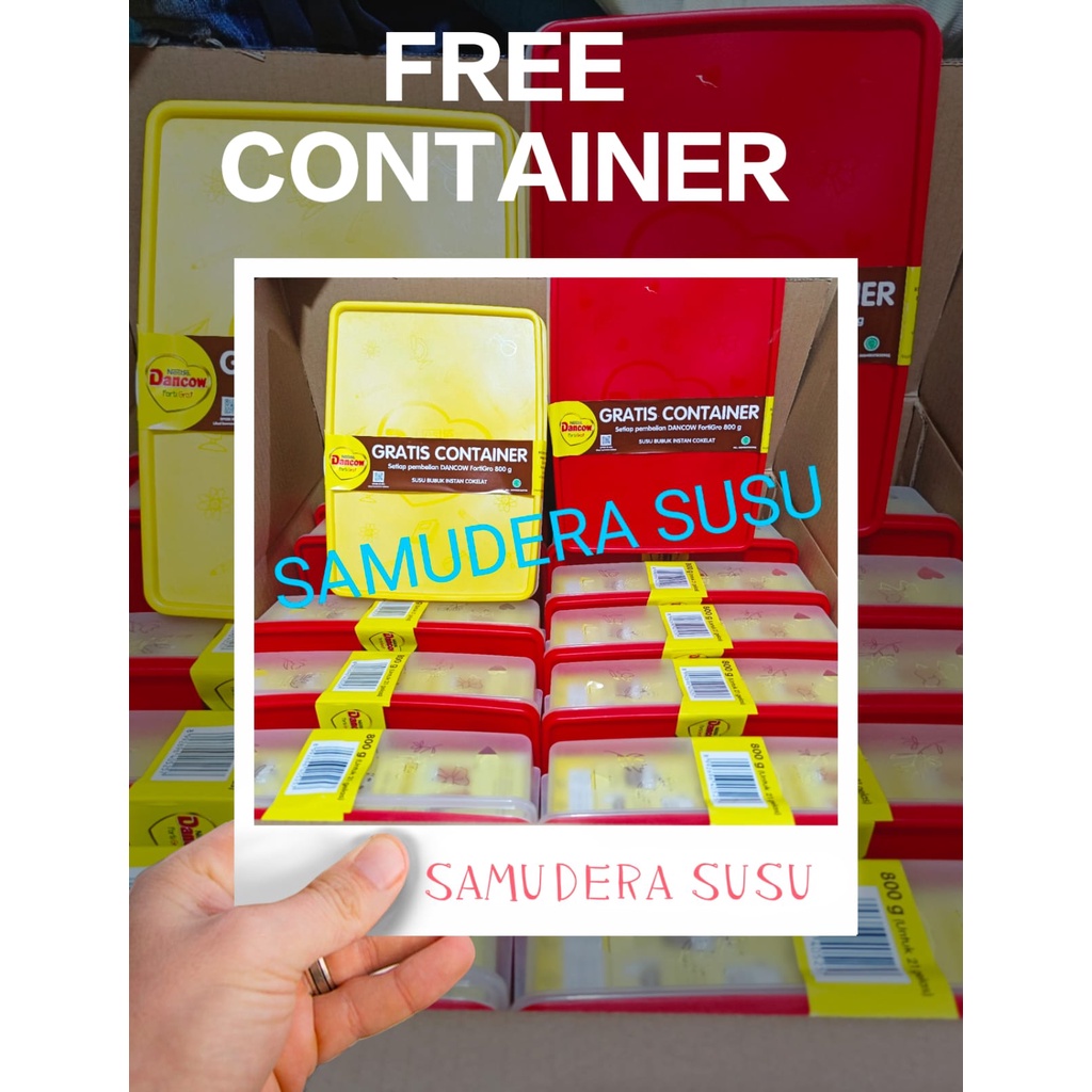 

FREE CONTAINER - DANCOW INSTANT COKLAT FORTIGRO 780GR