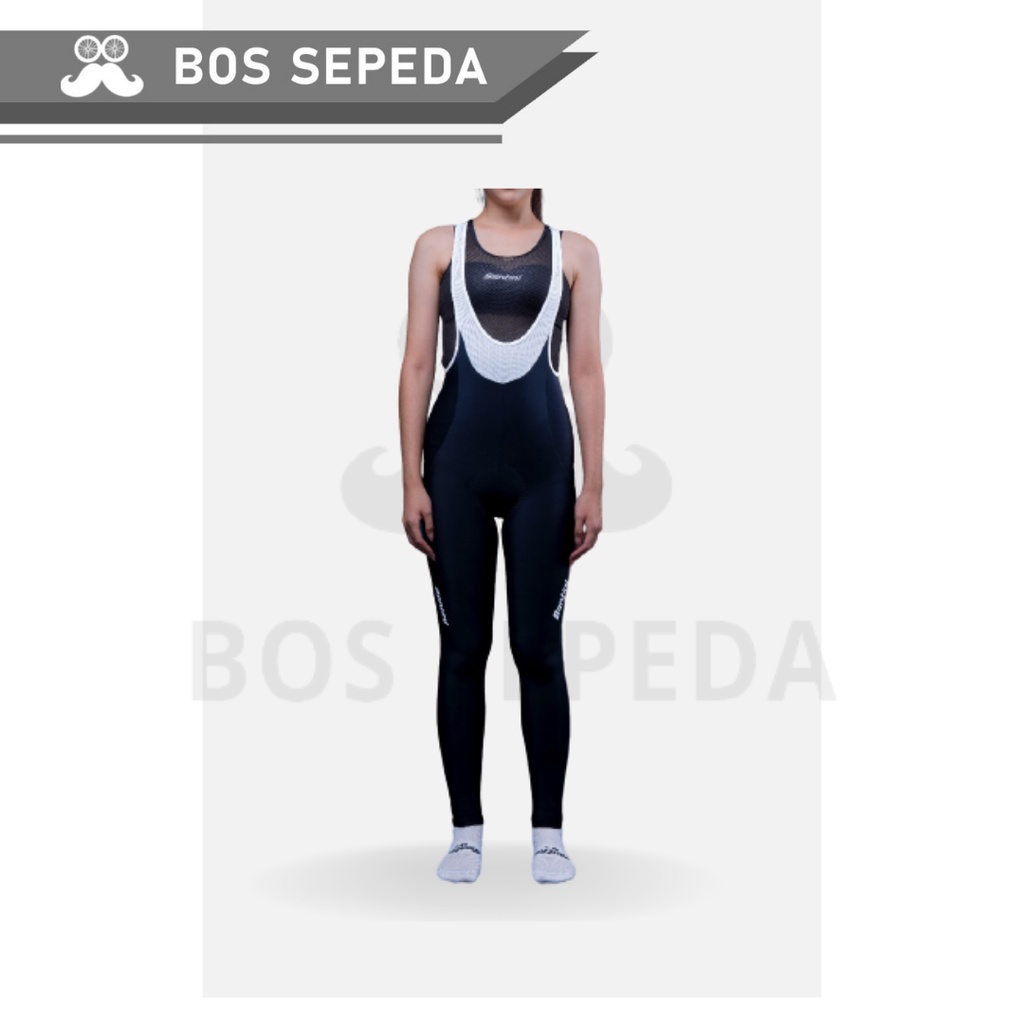 BIBTIGHTS SANTINI LADY GIL EVO PADDING NERO/BLACK