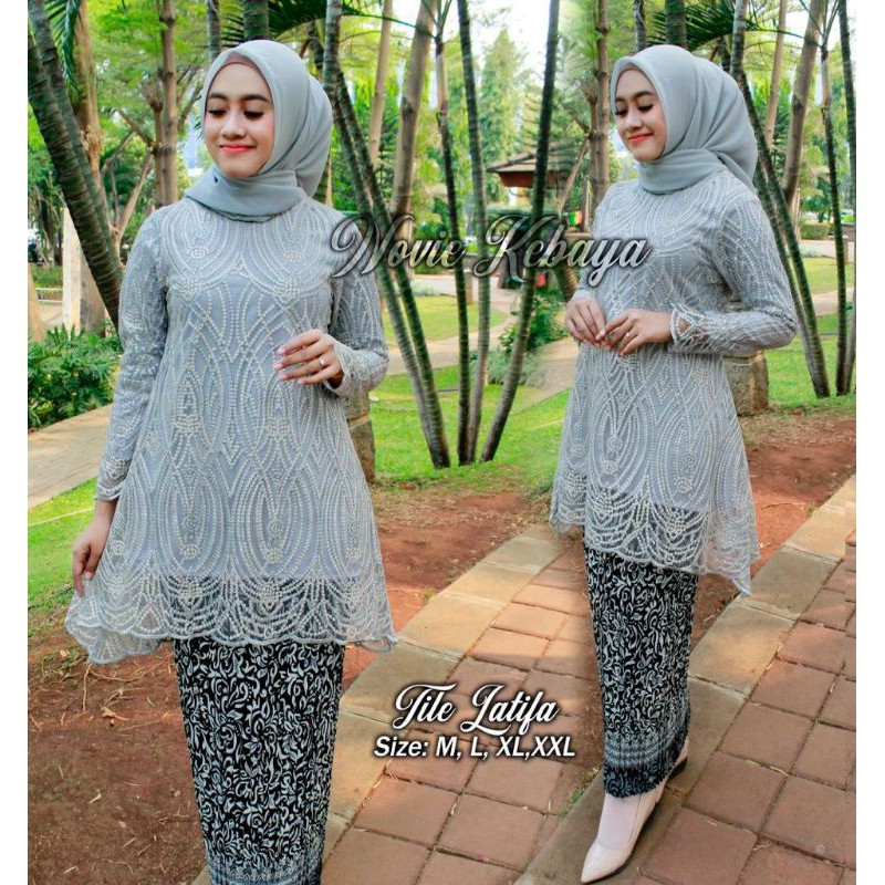 kebaya tunik novie modern