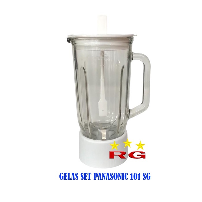 GELAS SET BLENDER KACA MODEL PANASONIC 101SG LAMA