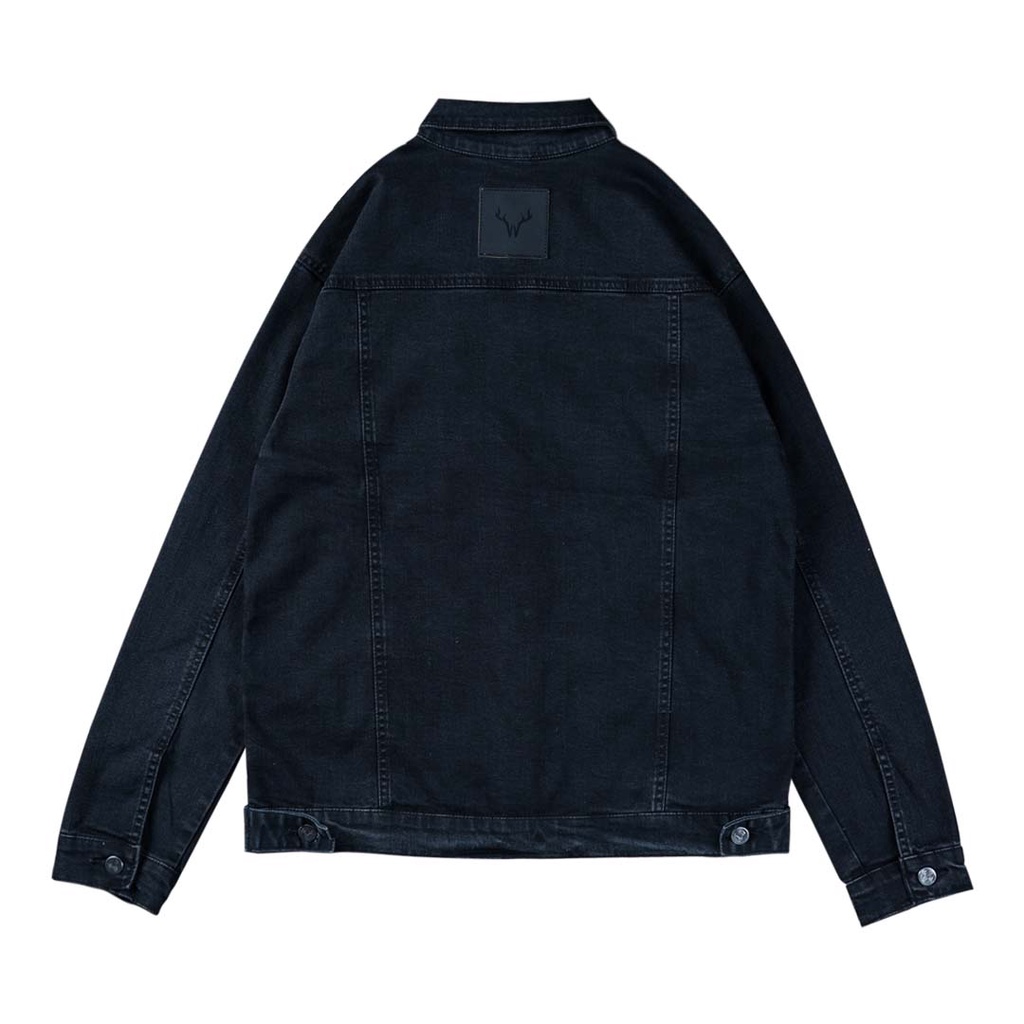 Whoopculture &quot;Dumb&quot; Black Denim Jacket