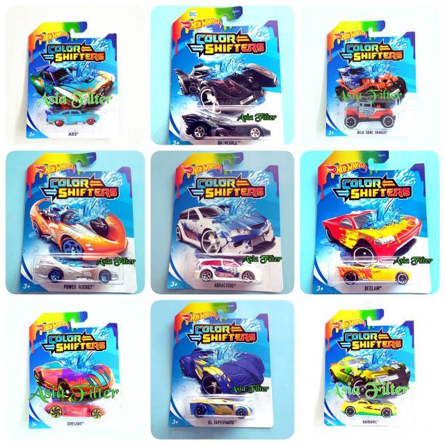 hot wheels shifters color