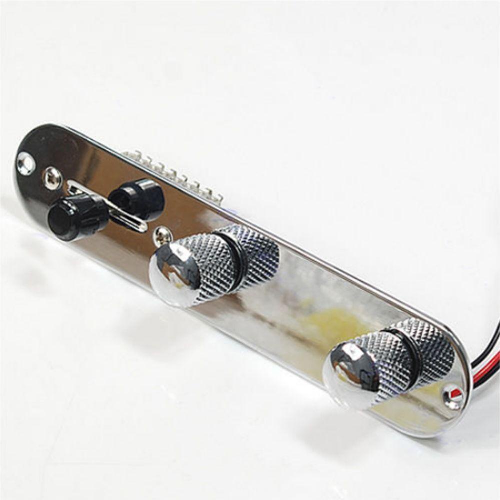 Lanfy Gitar Harness Fender Kontrol Sepenuhnya Untuk Saklar Telecaster Chrome 3arah