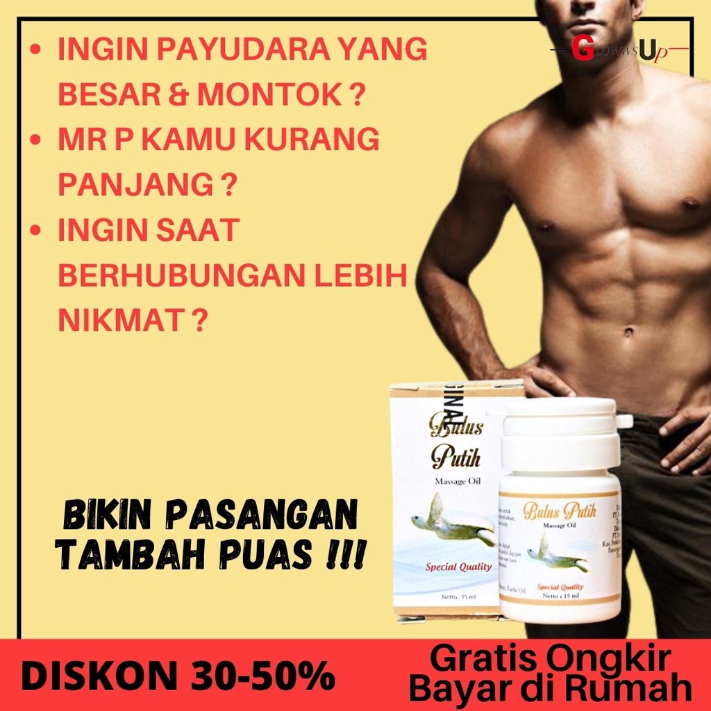 MINYAK BULUS PUTIH- PEMBESAR PAYUDARA - KESEHATAN - Bulus Putih Massage Oil / Minyak Bulus BPOM Original