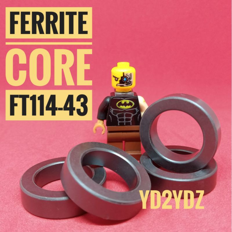 ferrite toroid core ft114-43 fairrite fair-rite 43 amidon ferit toroidal ft-114-43 balun ferite hf