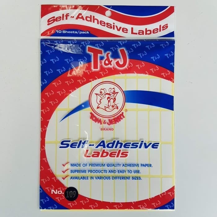 

LABEL HARGA TOM & JERRY 109 / 62214584 SELF ADHESIVE LABELS