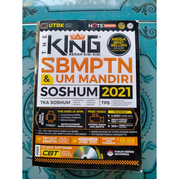 preloved ORIGINAL || buku sbmptn the king soshum 2021