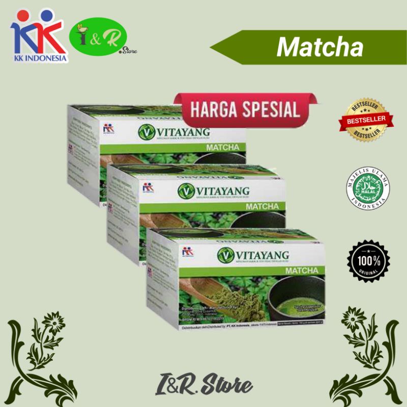 

PAKET HEMAT!! 3 Box Vitayang Matcha Teh Hijau Berklorofil