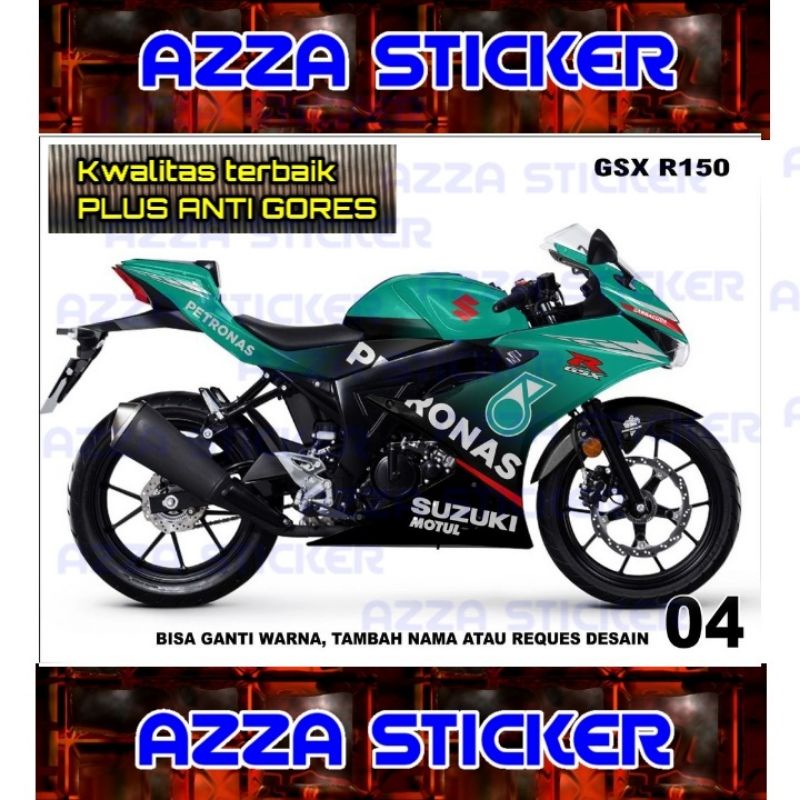 Stiker Dekal Gsx R150 Striping Motor Gsx R150 Full Sticker Decal Gsx R150 Full Stiker Gsx R150 Dekal