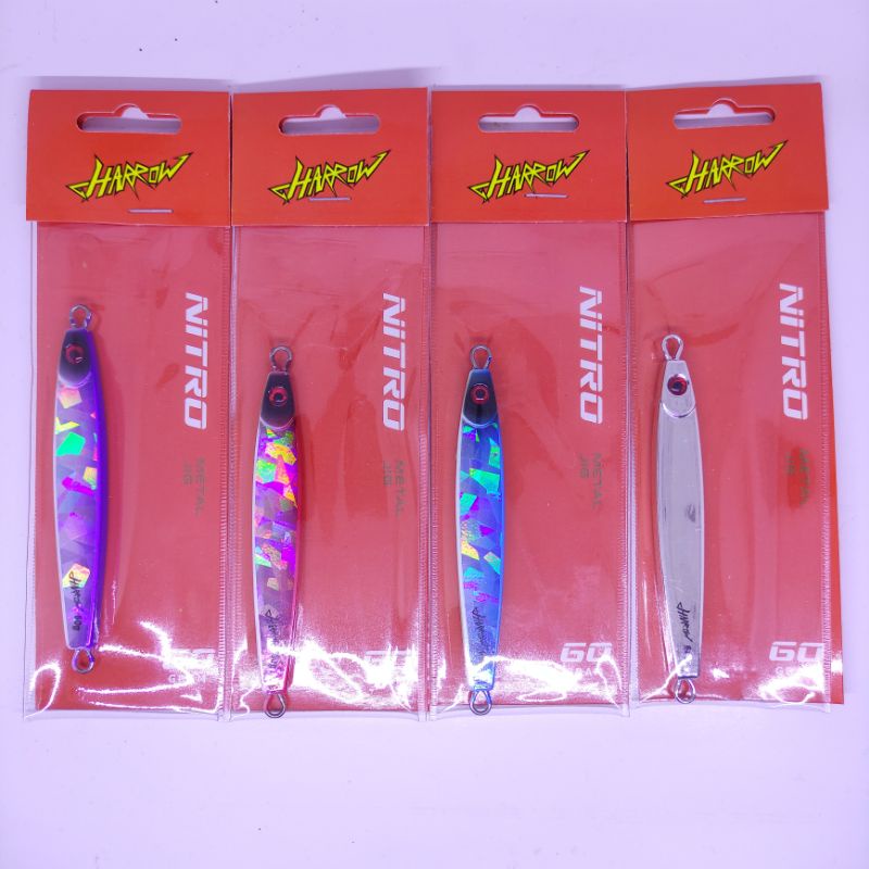 metal jig HARROW nitro (umpan pancing laut)
