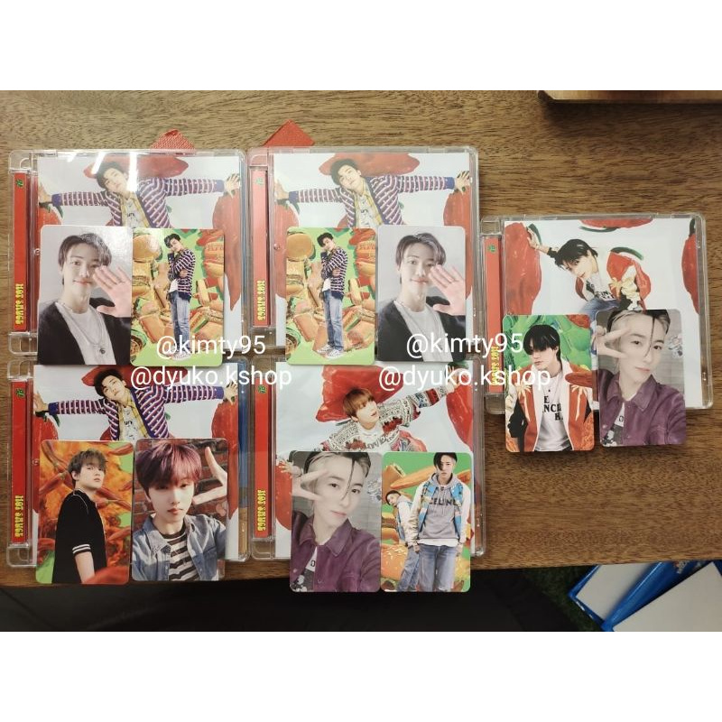 nct dream jewel case ar clip ar selfie photocard jaemin jeno haechan renjun jisung chenle