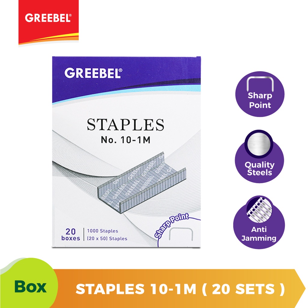 

GREEBEL STAPLES 10-1M / ISI STAPLES / PCS