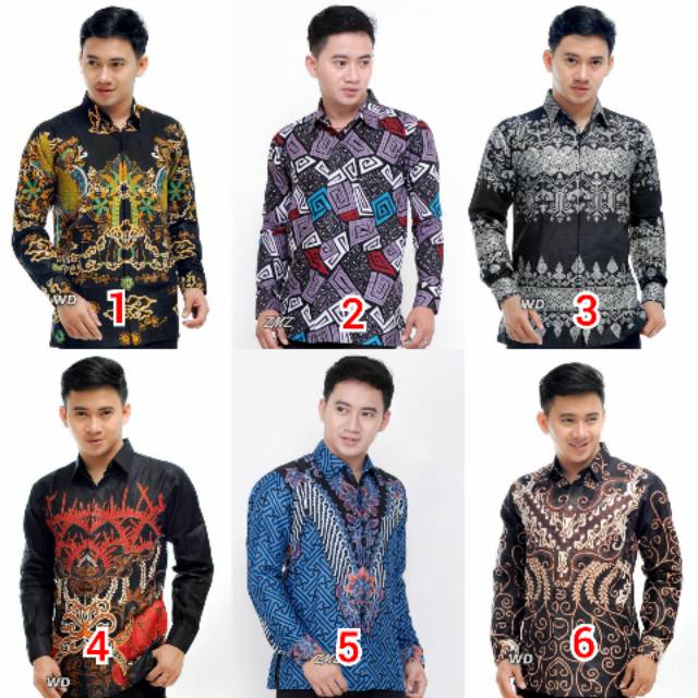 Kemeja batik pria PPBTK07 WSA04 lengan panjang /kemejapria/kemejabatik/batikpria/batikmodern 05