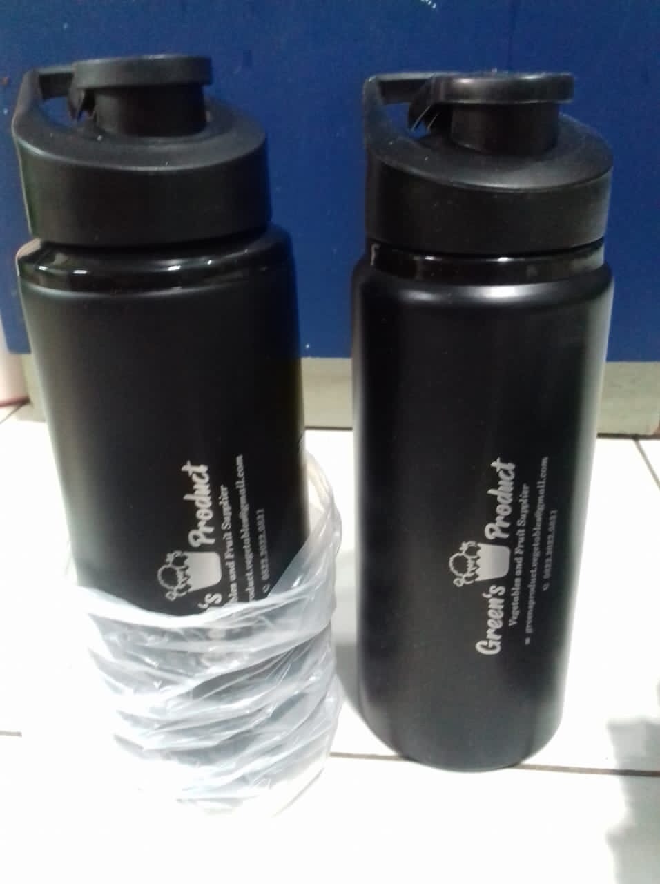 Twin Digital Tumbler Custom Botol Minum Tumbler Termos 500ml - Tumbler Ace Grafir