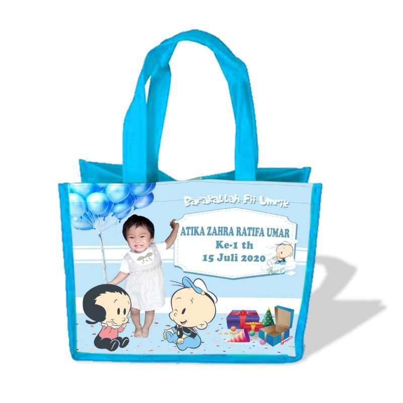 Tas ulang tahun PROMO READY STOCK DAN CUSTOM-JINJING P25 T20 L14