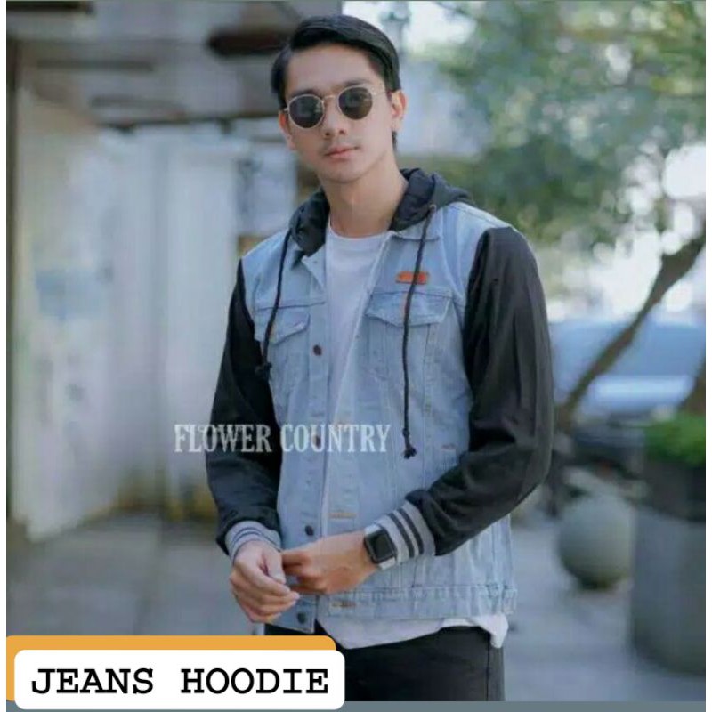 JAKET JEANS PRIAJEANS HOODIE ARIEL NOAH/JAKET JEANS TOPI