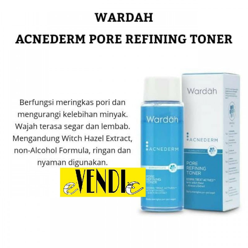 TONER WAJAH Wardah Acnederm Pore Refining Toner 100ml