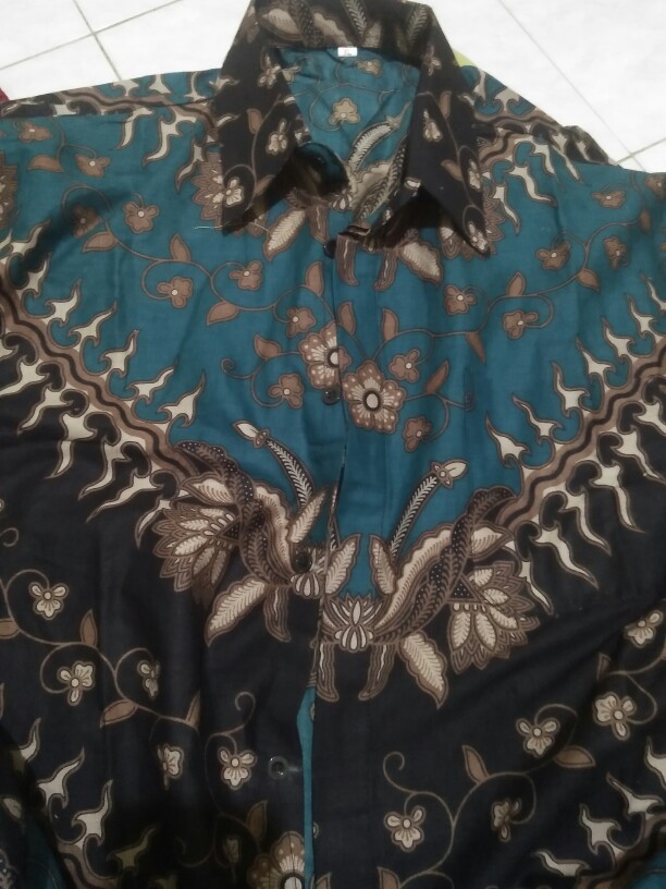 Baju Batik Pria Slimfit Big Size M L Xl Xxl Atasan Kemeja Batik Lengan Panjang Original