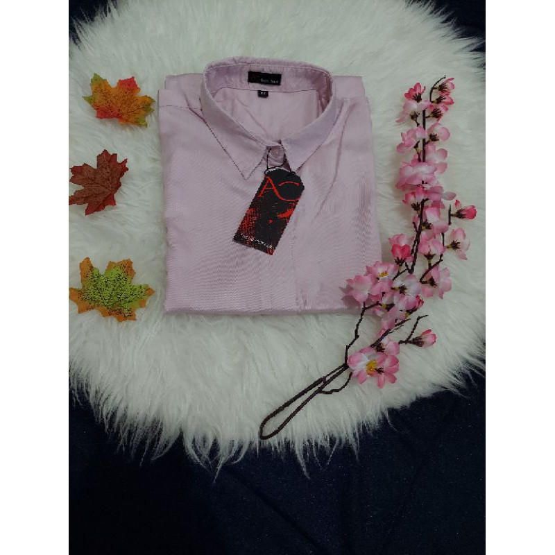 Baju Kemeja Wanita | Kemeja Cewek Lengan Panjang | Kemeja Premium | Kemeja Katun Wanita-Cherry Blossom K02