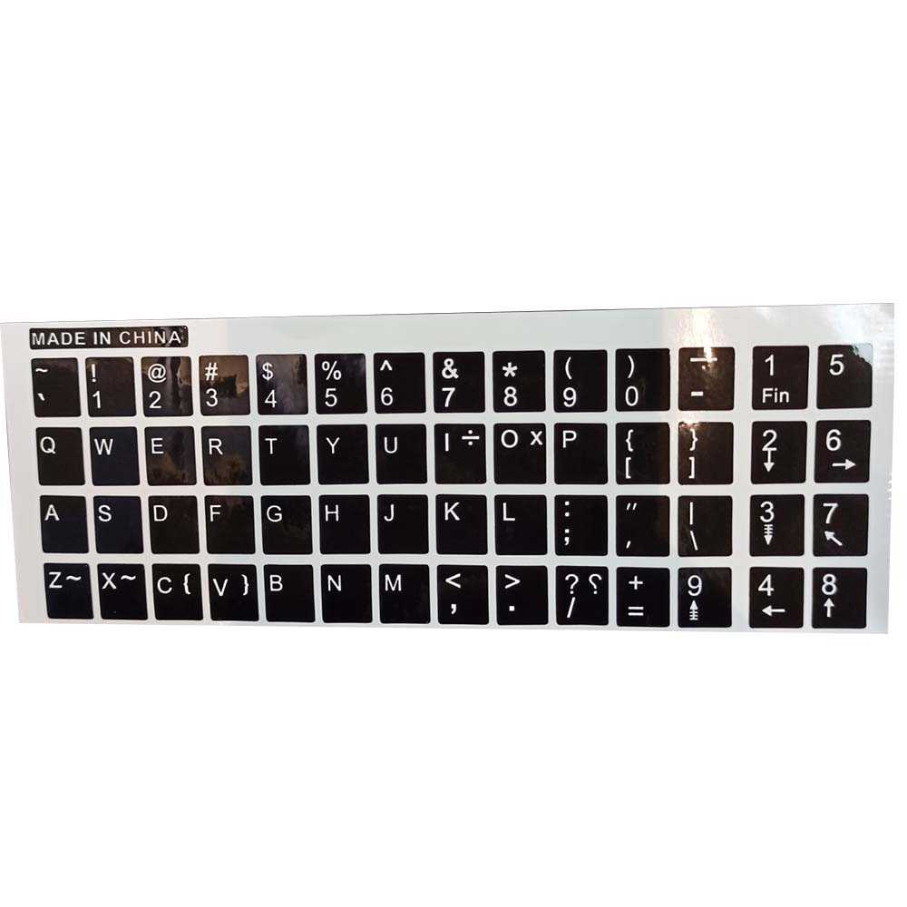 ¿651ˆ Stiker Keyboard English Layout Murah Sticker Keybord Laptop Tempel Stickers Keyboar