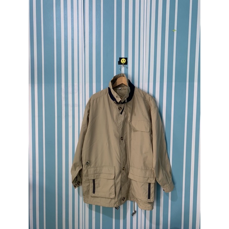 Semi Parka jaket gunung jaket olahraga thrift preloved second Cokelat