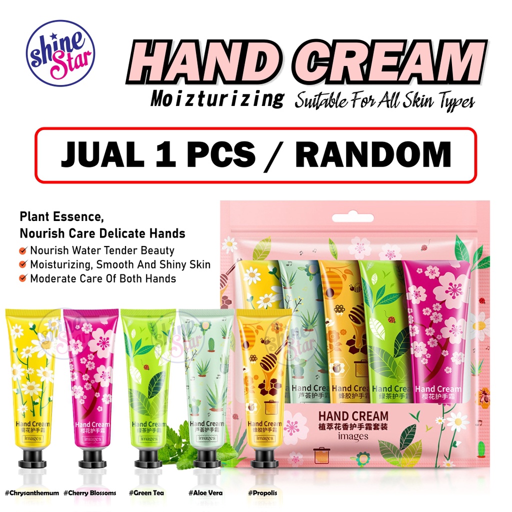 SHINE STAR - 1PCS RANDOM - HAND CREAM IMAGES 30GR / LOTION KRIM TANGAN MENJADIKAN TANGAN HALUS DAN LEMBUT