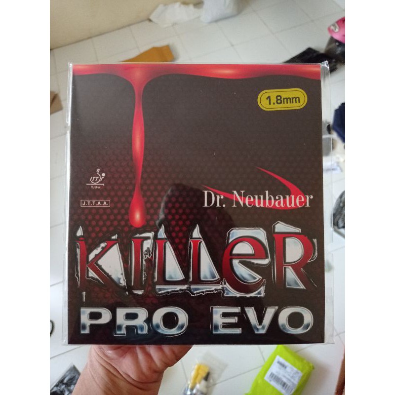 KARET TENIS MEJA BINTIK DR NEUBAUER KILLER PRO EVO ORIGINAL