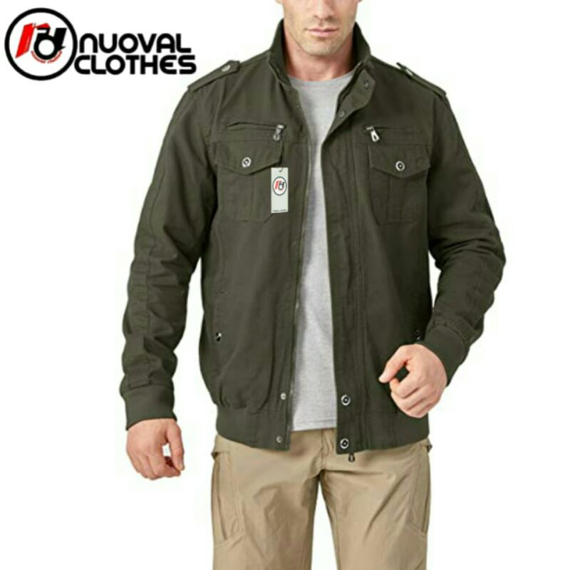 Nuoval Clothes Jaket Bomber Pria-Jaket Bomber Us Army