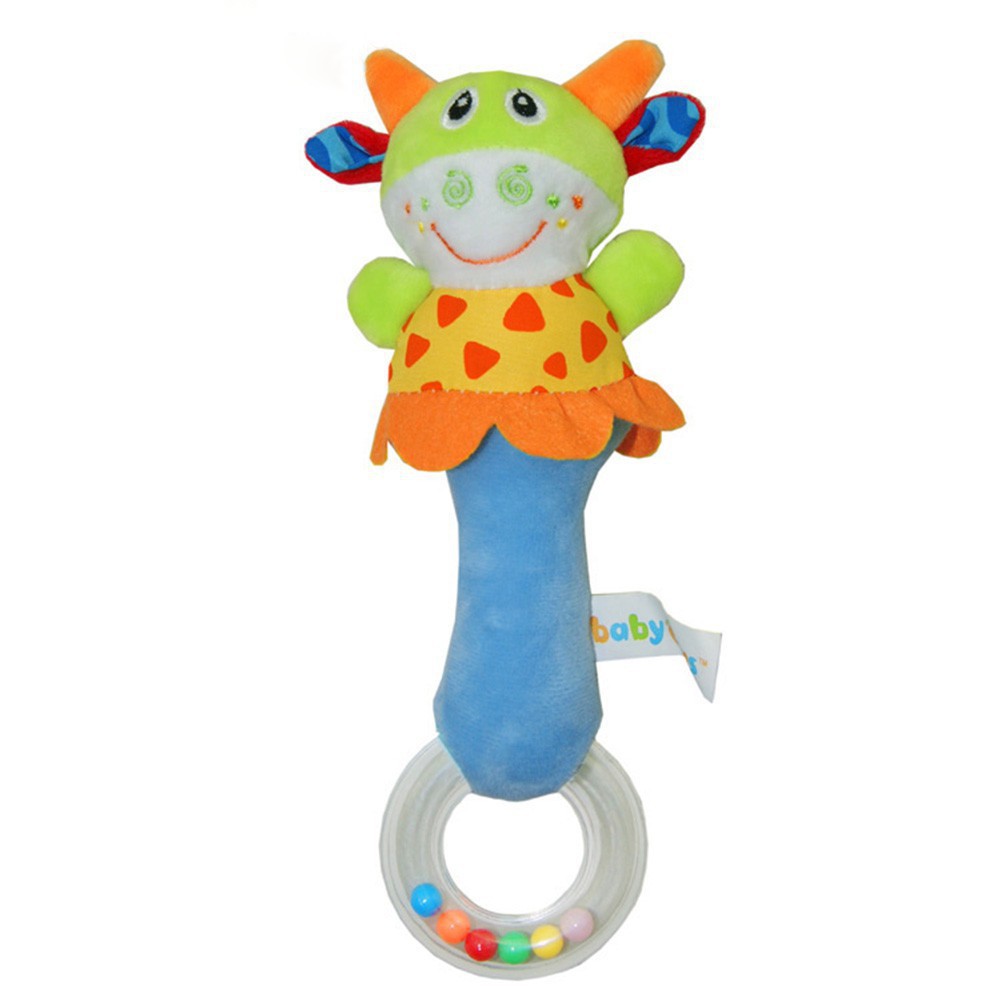 Rattle Stick Baby Cans Mainan Kerincingan Bayi Model Boneka Hewan