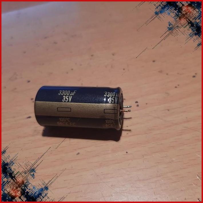 

Elco 3300uF/35v Matsushita Gold