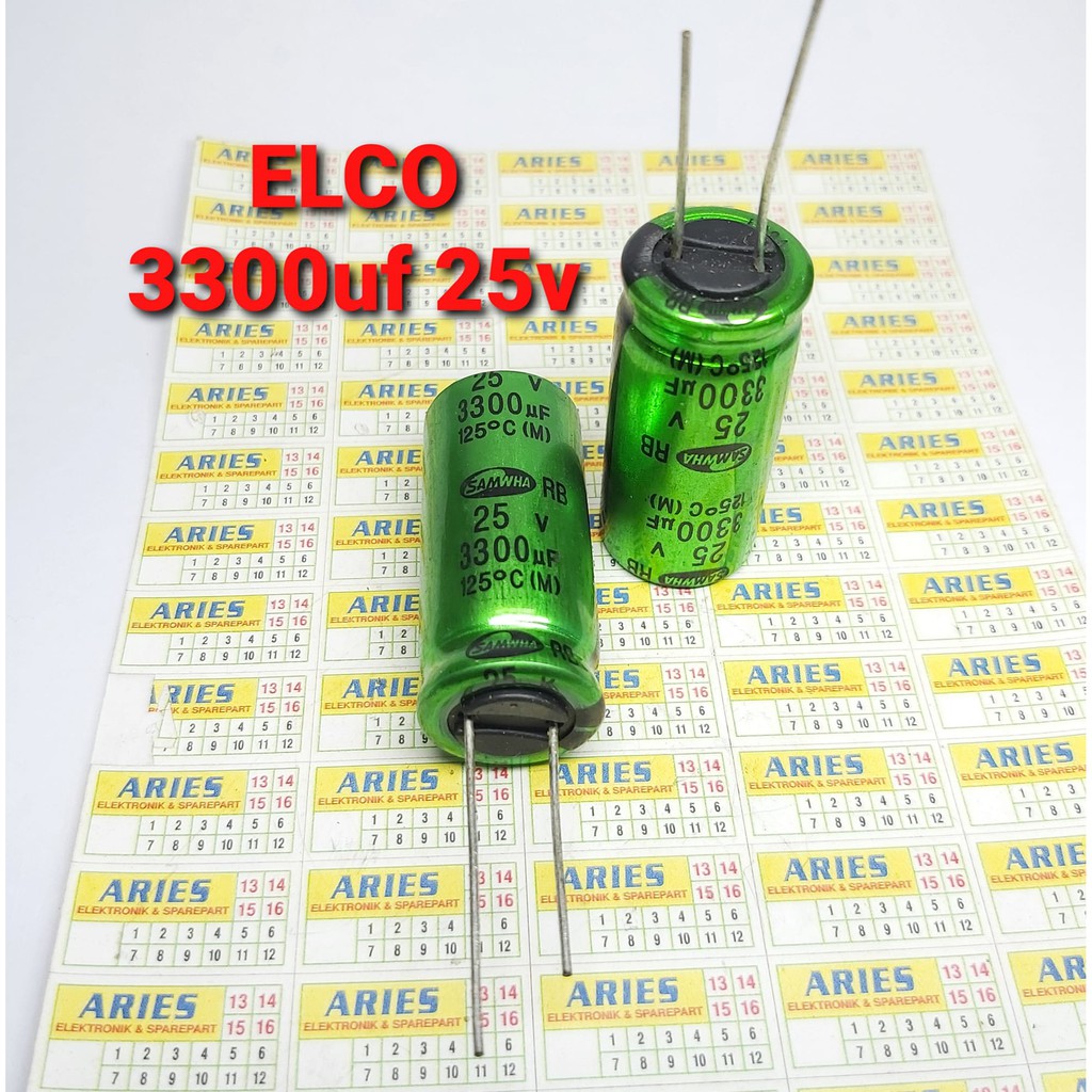 ElCO 3300uf 25v ORIGINAL